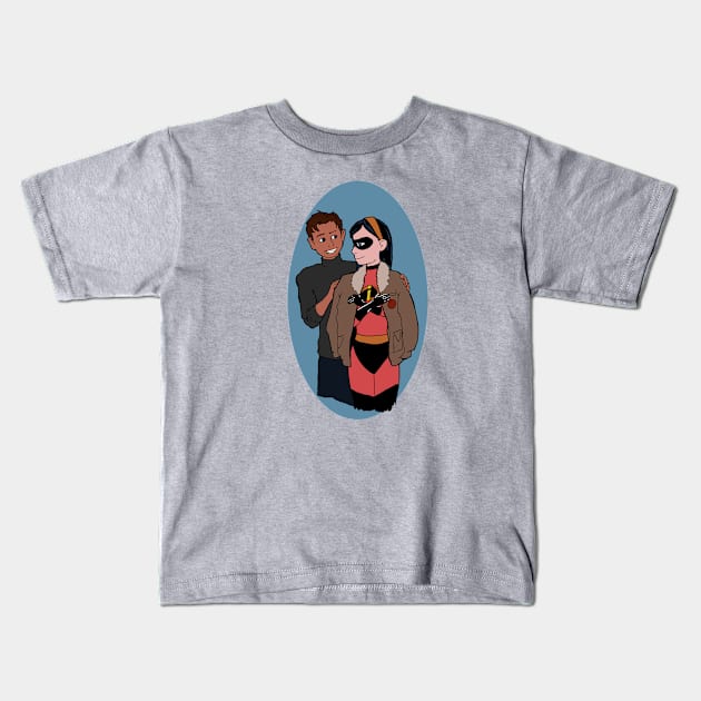 HogarthxViolet Kids T-Shirt by nomadicartsstudio